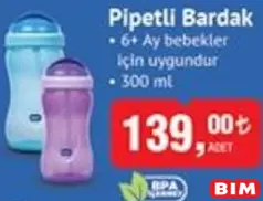 WEE BABY PİPETLİ BARDAK 300 ML